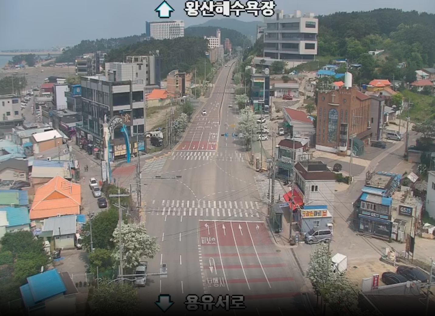 을왕리 삼거리 CCTV